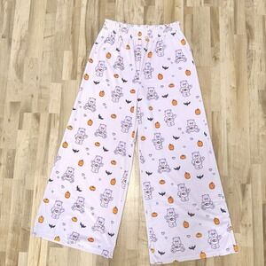 NWOT Care Bears Halloween Fleece Sleep Pants M Pink Munki Munki Perfect Pajamas